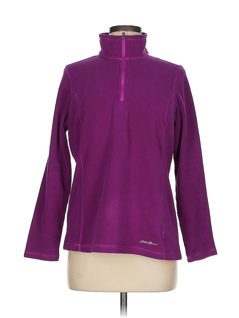 Eddie Bauer 100 Polyester Purple Sweatshirt Size M (petite) 66