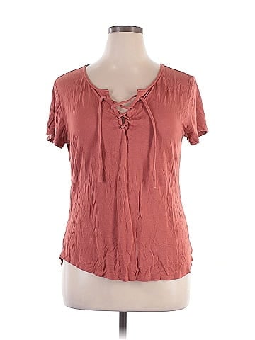 Soho JEANS NEW YORK & COMPANY Short Sleeve Blouse (view 1)