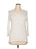 Soho Ivory White 3/4 Sleeve T-Shirt Size XL - photo 1