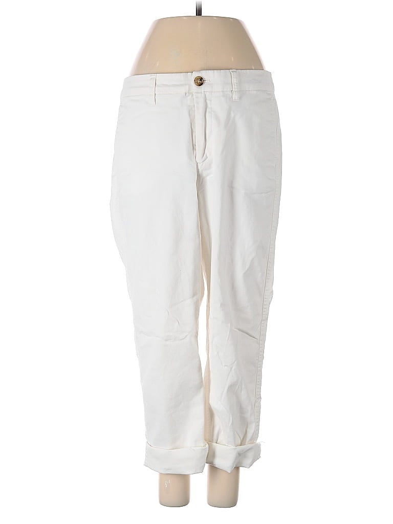 Pre-owned J.crew Factory Store Casual Pants In White