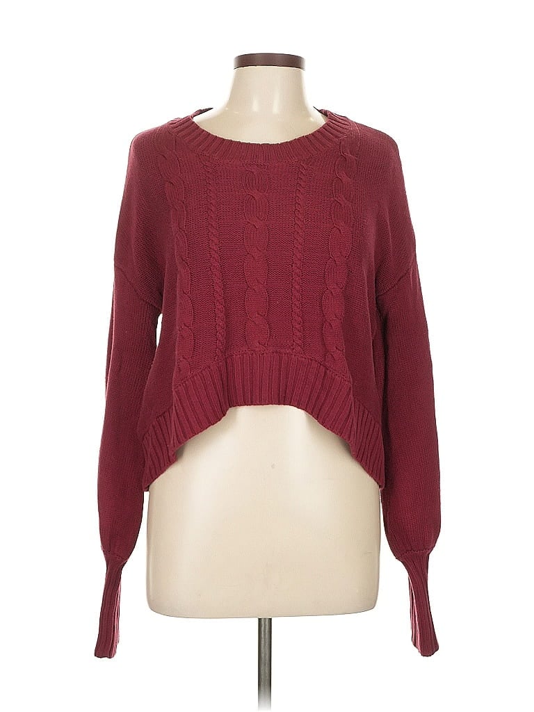 Covet Burgundy Pullover Sweater Size L - photo 1