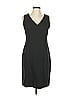 Charles Chang-Lima Solid Black Cocktail Dress Size 10 - photo 1
