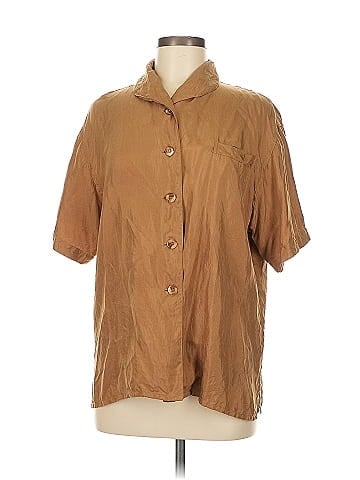 Armand Ventilo Short Sleeve Silk Top (view 1)