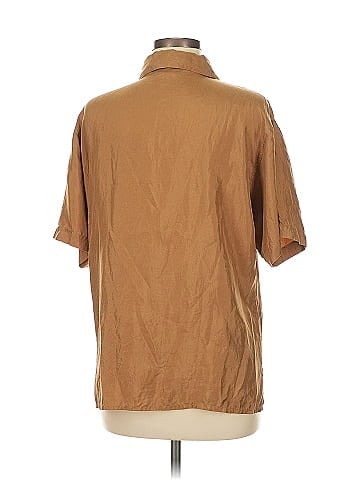 Armand Ventilo Short Sleeve Silk Top (view 2)