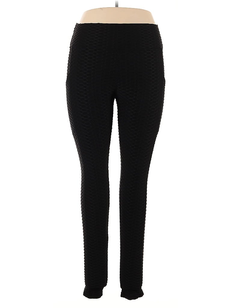 Pre-owned Assorted Brands Active Pants In Black