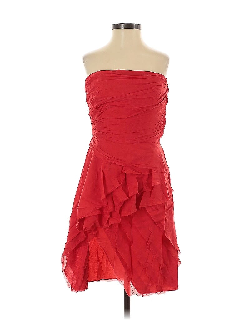 Pre-owned Exclusive For Intermix Cocktail Dress In Red