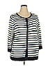 Cj Banks 100% Cotton Ivory Cardigan Size 2X - photo 1