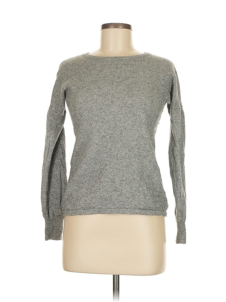 Sofia Cashmere 100% Cashmere Gray Cashmere Pullover Sweater Size M - photo 1