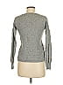 Sofia Cashmere 100% Cashmere Gray Cashmere Pullover Sweater Size M - photo 2