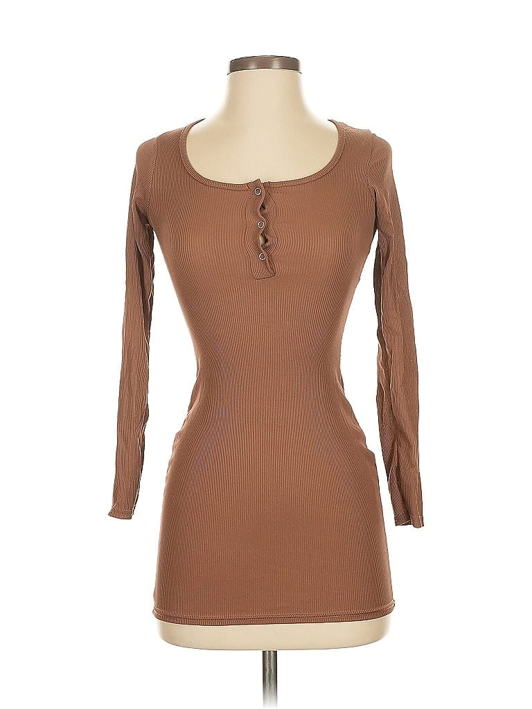 Boohoo Casual Dress In Brown