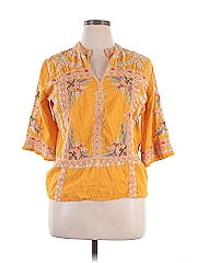 Johnny Was Short Sleeve Blouse