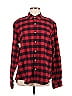 Frank & Eileen 100% Cotton Checkered-gingham Red Long Sleeve Button-Down Shirt Size M - photo 1