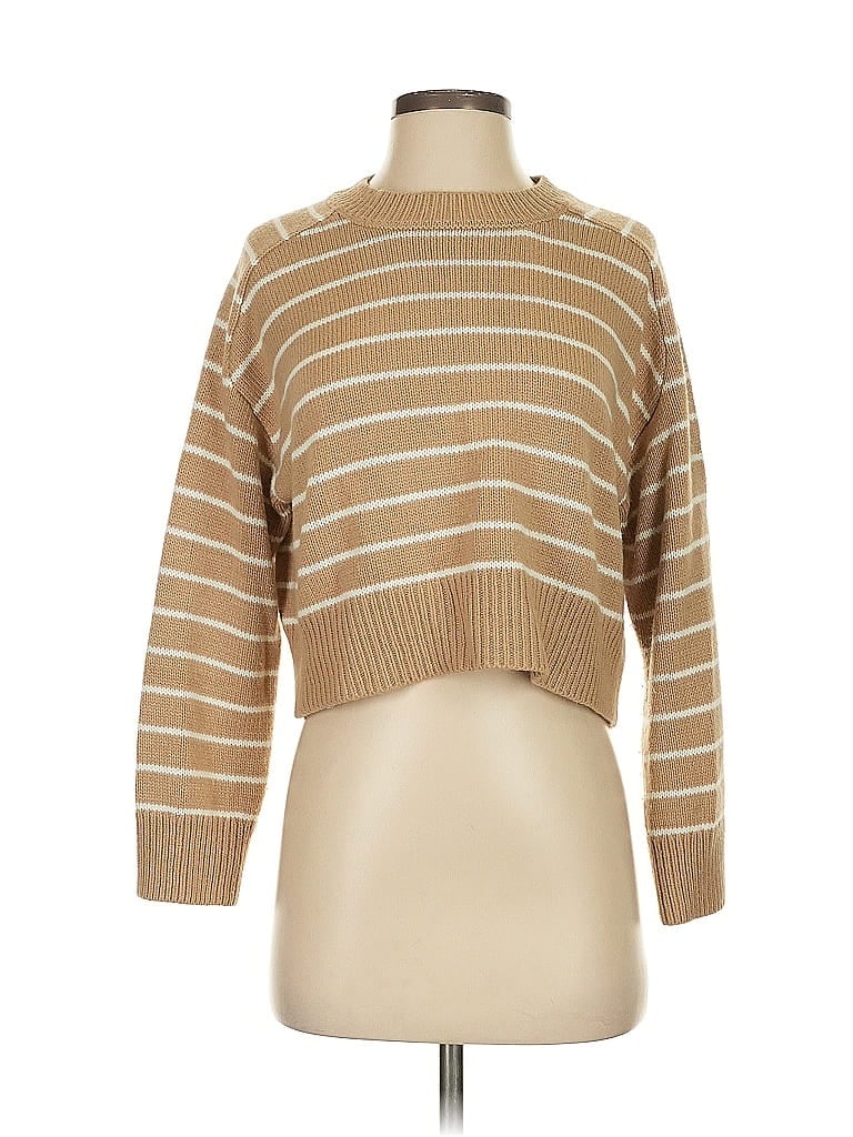 Pre-owned T Tahari Pullover Sweater In Brown