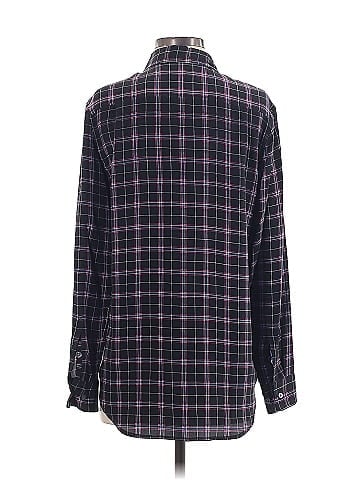 Equipment Long Sleeve Silk Top (view 2)