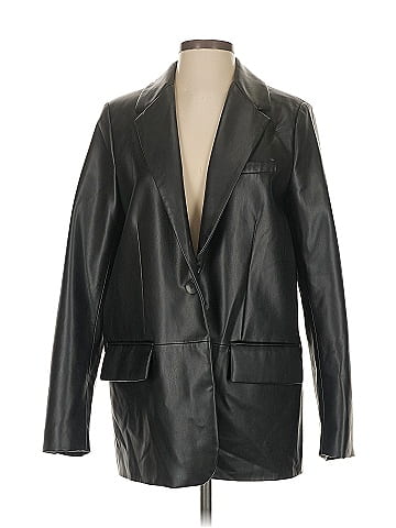Zara Faux Leather Jacket (view 1)