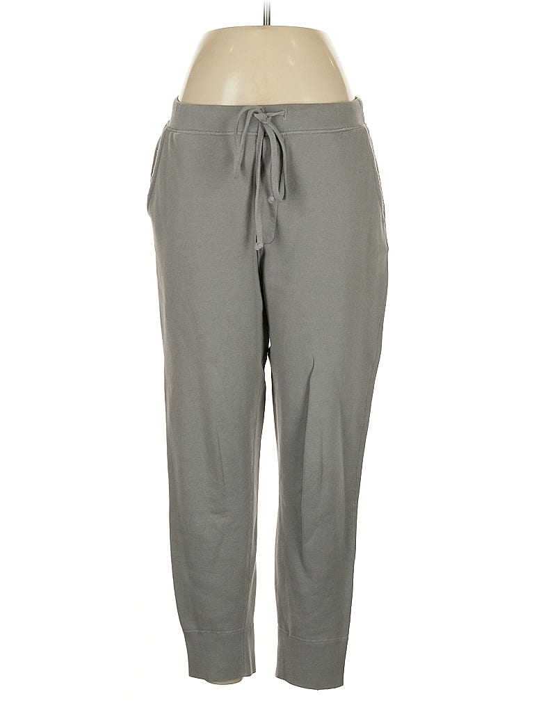 Nili Lotan 100% Cotton Solid Gray Casual Pants Size M (estimated) - photo 1
