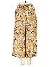 Elie Tahari 100% Linen Floral Gold Linen Pants Size XS - photo 2