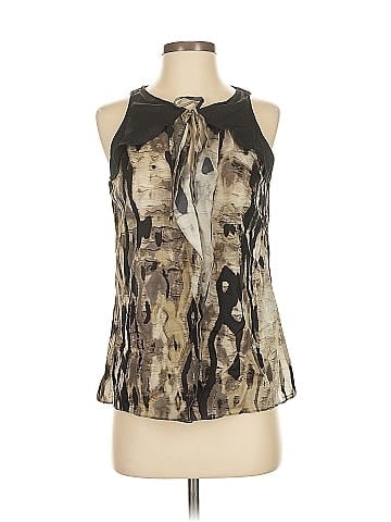 Elie Tahari Sleeveless Silk Top (view 1)