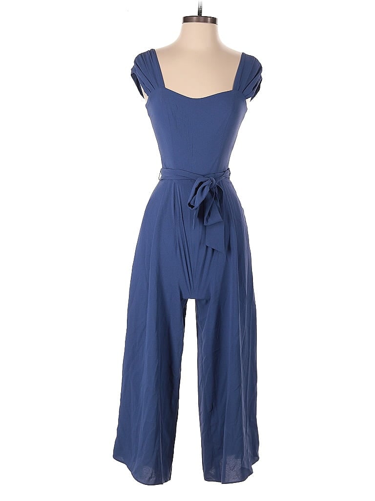Pre-owned Gal Meets Glam Jumpsuit In Blue