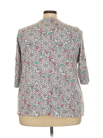Croft & Barrow 3/4 Sleeve Blouse (view 2)