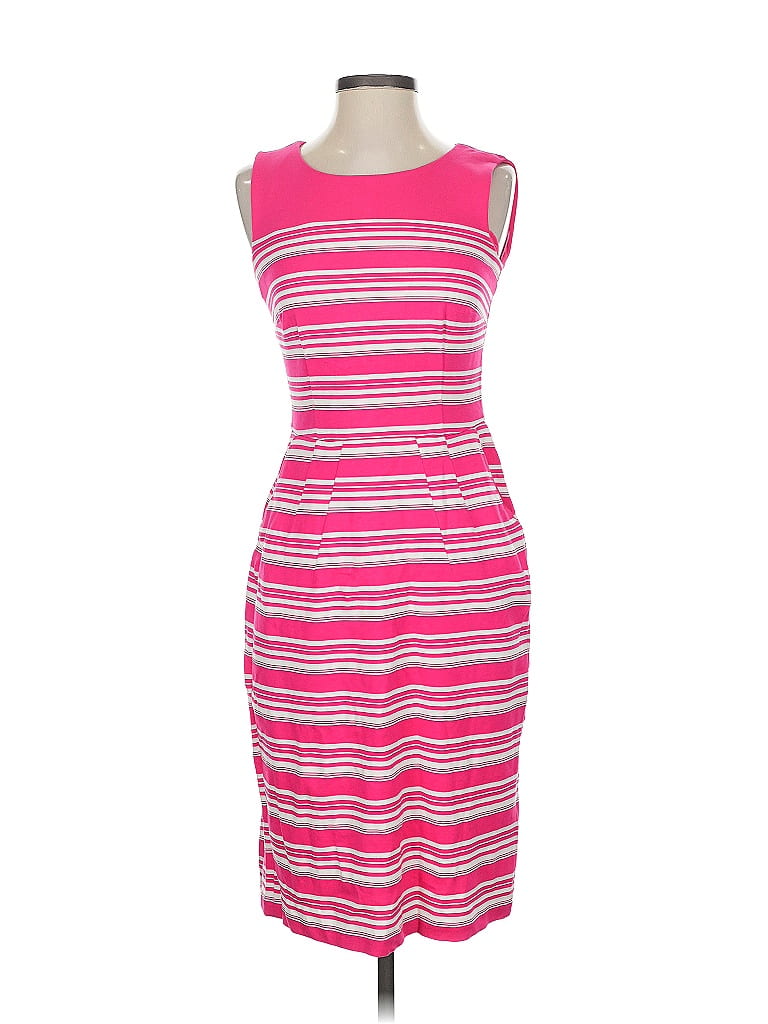 Pre-owned Lands' End Casual Dress In Pink