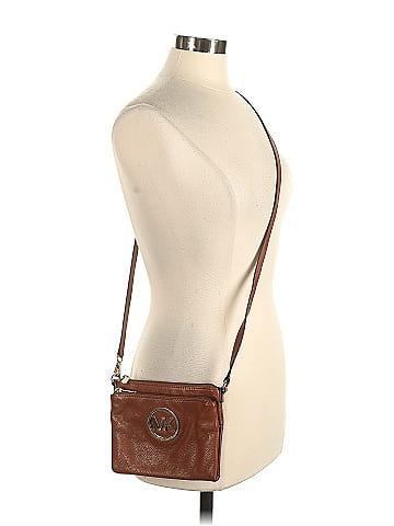 MICHAEL Michael Kors Leather Crossbody Bag (view 2)
