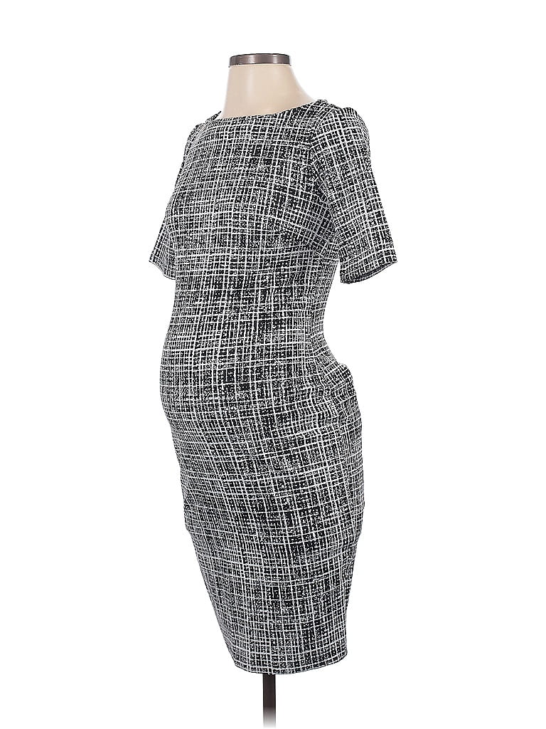 A Pea in the Pod Tweed Gray Casual Dress Size S - photo 1