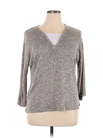 Cathy Daniels 3/4 Sleeve Top (view 1)