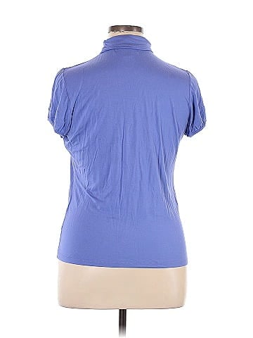 August Silk Short Sleeve Turtleneck (view 2)