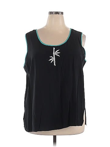 Bob Mackie Sleeveless Silk Top (view 1)