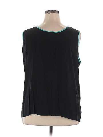 Bob Mackie Sleeveless Silk Top (view 2)