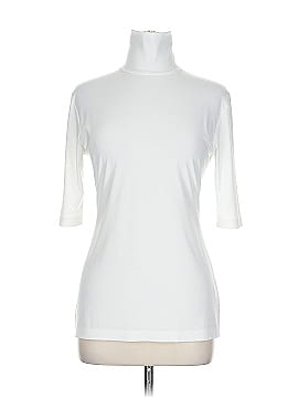 Norma Kamali Short Sleeve Turtleneck