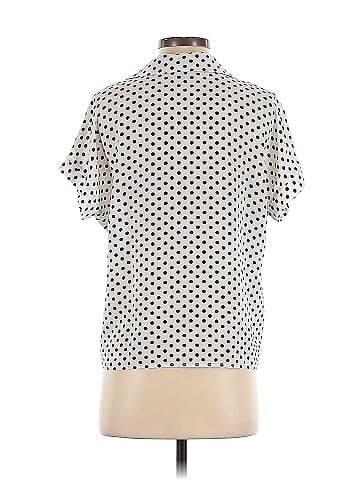 Buckle Black Short Sleeve Blouse (view 2)