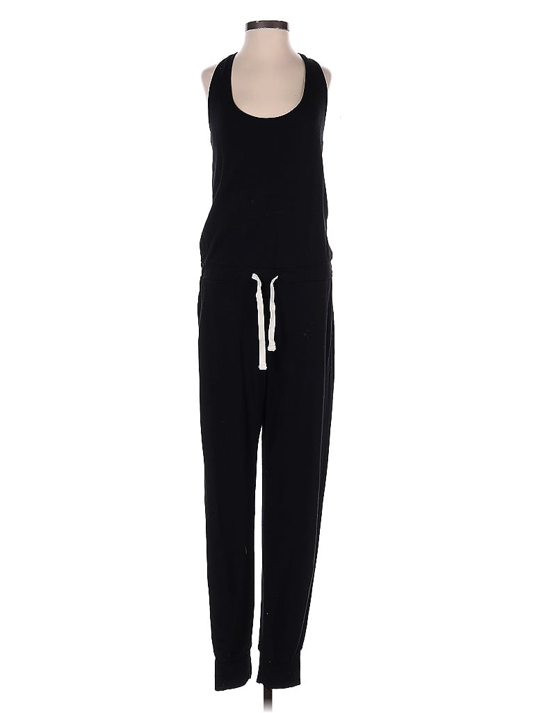 Monrow Solid Black Jumpsuit Size XS - photo 1