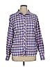 Marmot 100% Polyester Plaid Purple Long Sleeve Blouse Size XL - photo 1