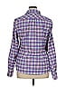 Marmot 100% Polyester Plaid Purple Long Sleeve Blouse Size XL - photo 2
