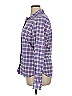 Marmot 100% Polyester Plaid Purple Long Sleeve Blouse Size XL - photo 5