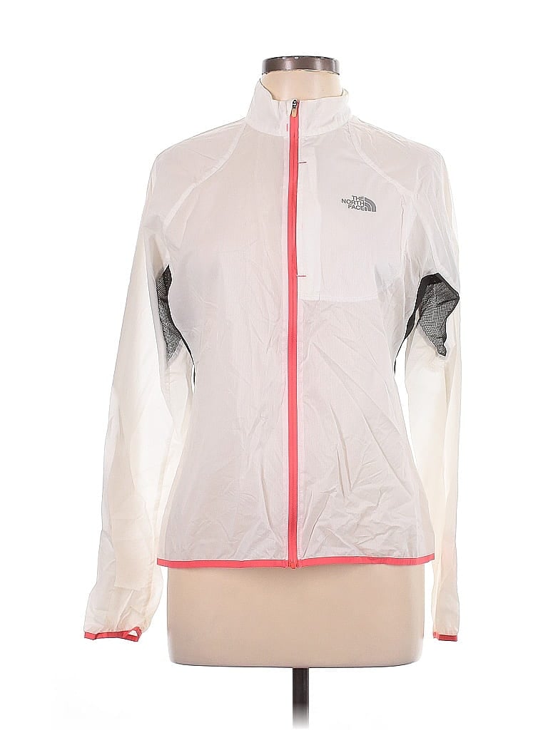 Pre-owned The North Face Track Jacket In White