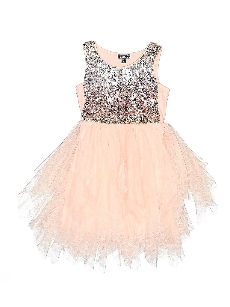 Zenzi 100% Polyester Pink Dress Size XS (big kids) - photo 1