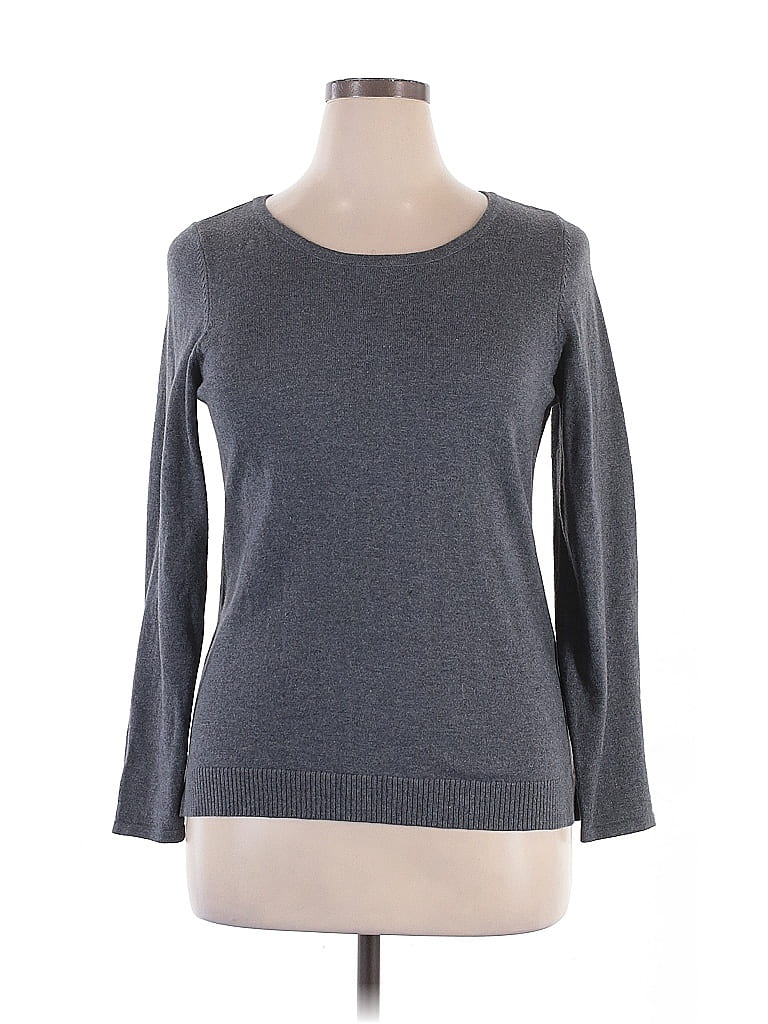 Pre-owned Inc International Concepts Pullover Sweater In Gray