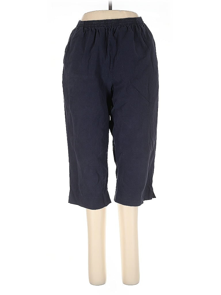 Alfred Dunner 100% Cotton Blue Casual Pants Size 10 - photo 1