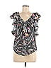 Bisou Bisou 100% Polyester Black Sleeveless Blouse Size XS - photo 1