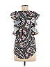 Bisou Bisou 100% Polyester Black Sleeveless Blouse Size XS - photo 2