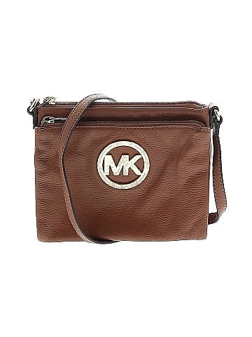 MICHAEL Michael Kors Leather Crossbody Bag (view 1)