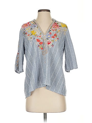 Johnny Was 3/4 Sleeve Blouse (view 1)
