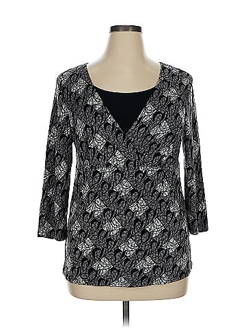 Notations 3/4 Sleeve Blouse (view 1)