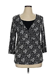Notations 3/4 Sleeve Blouse