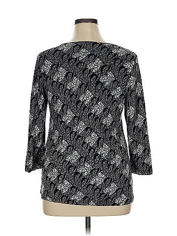 Notations 3/4 Sleeve Blouse (view 2)
