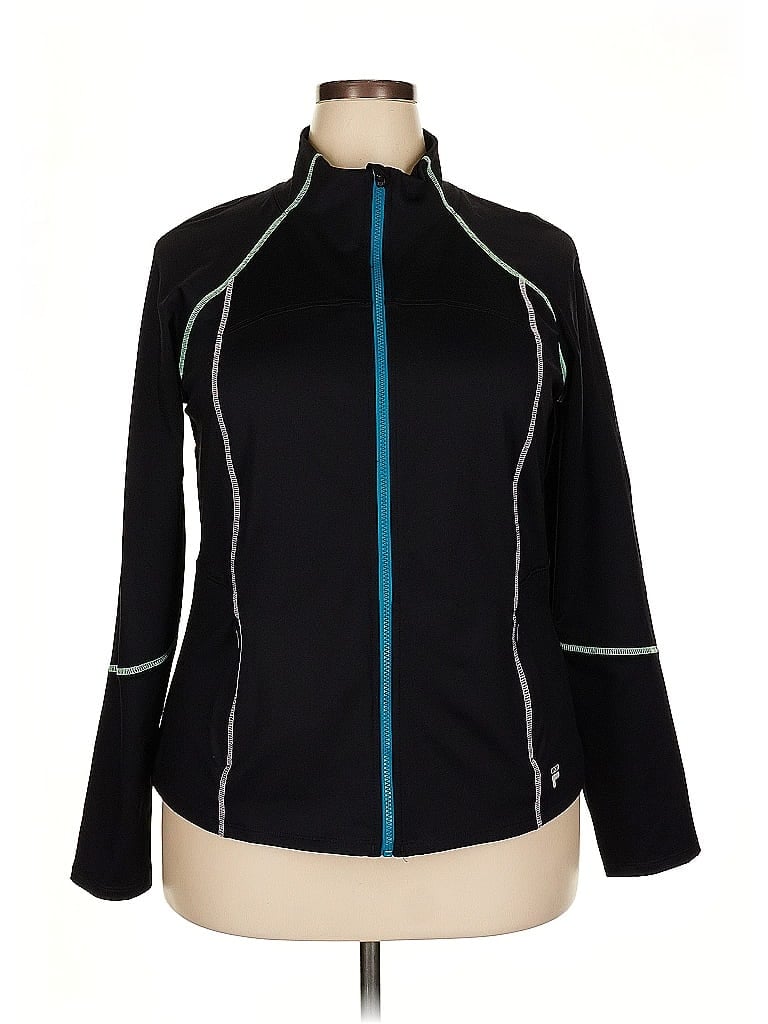 Fila Sport Black Track Jacket Size XXL - photo 1