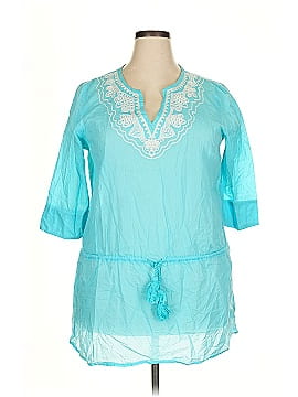 Lands' End 3/4 Sleeve Blouse (view 1)